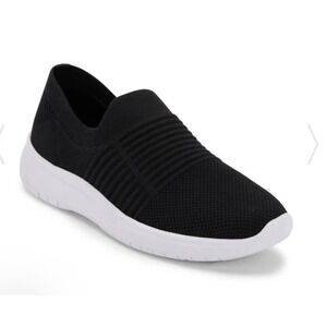 Blondo Karen Waterproof Black Knit Slip On Sneakers Women's 8M Athletic Shoes